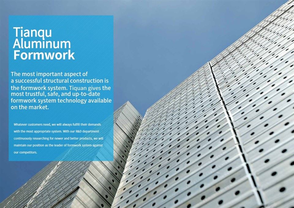 Alminum Formwork Catalog