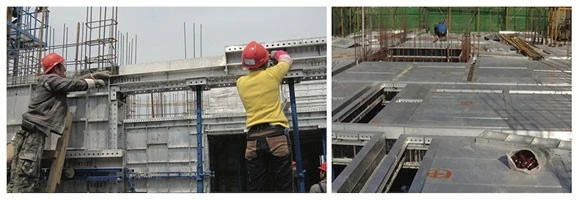 step3beams and slabs formwork installation